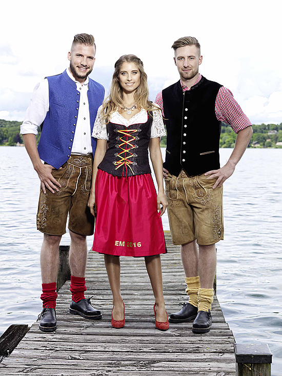  Florian Kettemer, Cathy Hummels, Maximilian Kastner  (©Foto: Angermaier)